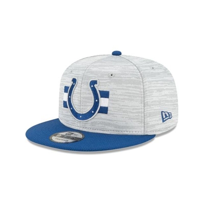 Blue Indianapolis Colts Hat - New Era NFL Official NFL Training 9FIFTY Snapback Caps USA6197205